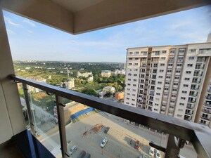 Balcony in 3 BHK Apartment at Kolte Patil iTowers Exente, Electronic City Phase I – for Rent