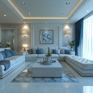 Living Room in 3 BHK Villa at Bidadi – for Sale