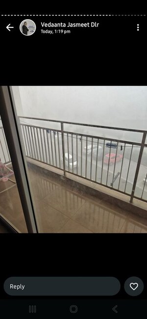 Balcony in 2 BHK Apartment at Shapoorji Pallonji Joyville Gurgaon, Sector 102 – for Rent