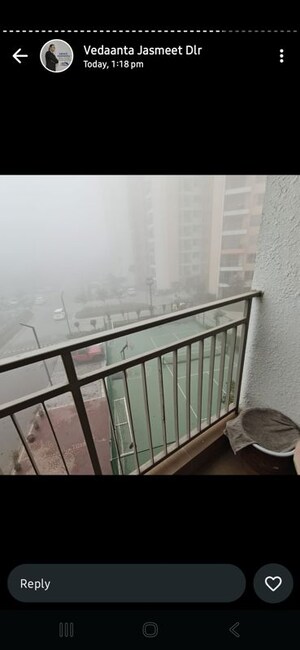 Balcony in 2 BHK Apartment at Shapoorji Pallonji Joyville Gurgaon, Sector 102 – for Rent