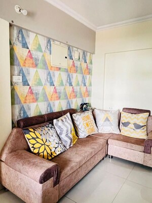 Living Room in 1 BHK Apartment at Wadgaon Sheri – for Rent