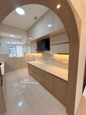 Kitchen in 2 BHK Apartment at Brigade Cornerstone Utopia, Varthur – for Rent