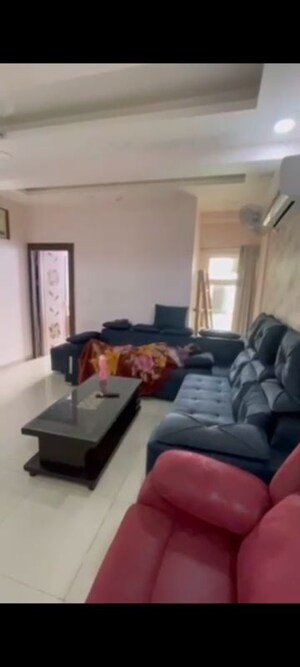 Living Room in 3.5 BHK Apartment at Ajnara Klock Tower, Sector 74 – for Rent
