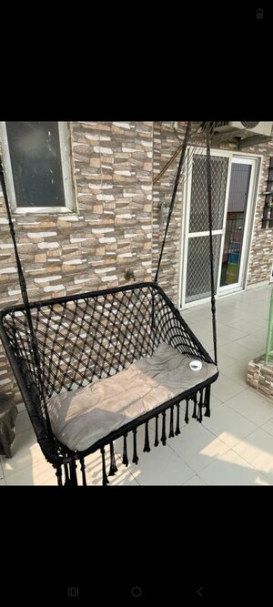 Balcony in 3.5 BHK Apartment at Ajnara Klock Tower, Sector 74 – for Rent