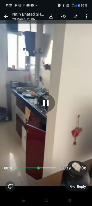 Kitchen in 2 BHK Apartment at Balewadi – for Rent