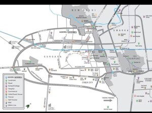 3 BHK Apartment – Map Location View at Godrej Meridien, Sector 106 - for Sale