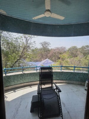 Balcony in 3 BHK Apartment at Jyothi Mahal, Sri Nagar Colony – for Sale