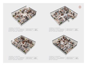 Master Plan in 2 BHK Apartment at Technopolis Solitaire Unity, Hafeezpet – for Sale