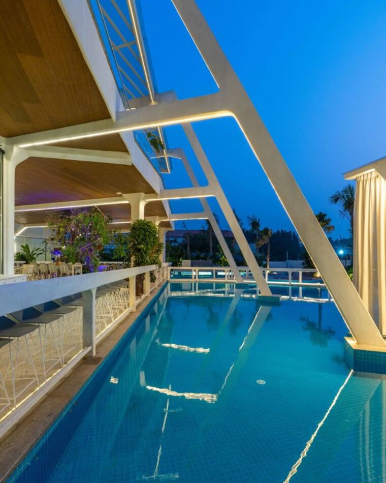 Swimming Pool, the-center-court 3.5 Bedroom 1910 Sq.Ft. Builder Floor In Sector 88a Gurgaon 10239257