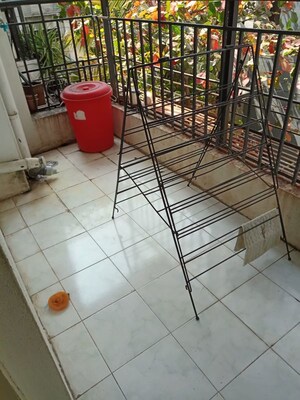 Balcony in 2 BHK Apartment at Potnis Parisar, Karve Nagar – for Rent