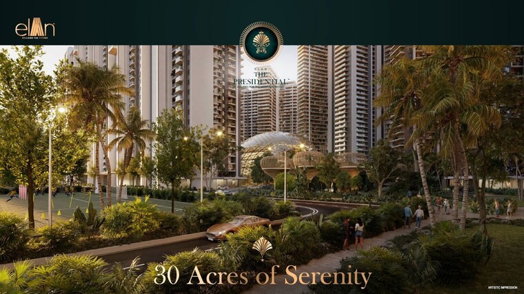 Exterior View, elan-the-presidential 4 Bedroom 4095 Sq.Ft. Apartment In Sector 106 Gurgaon 10239276
