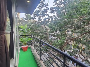 Balcony in 2 BHK Apartment at Anand Vihar Society, Khar West – for Rent