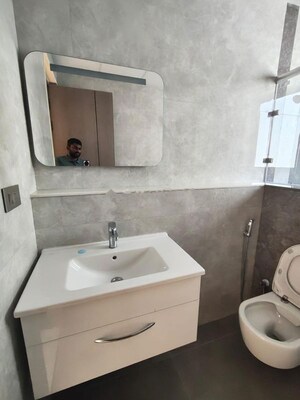 Bathroom in 3 BHK Apartment at Sri Fortune Sonthalia Sky Villas, Kokapet – for Rent