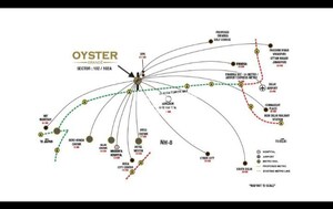 3 BHK Apartment – Map Location View at Adani M2K Oyster Grande, Sector 102 - for Sale