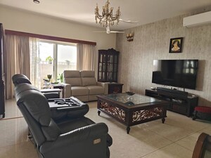 Living Room in 4 BHK Apartment at Vajram Tiara, Yelahanka – for Rent