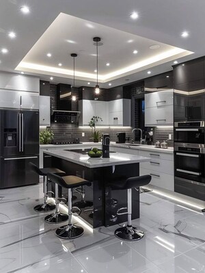 Kitchen in 4 BHK Villa at Mysore Road – for Sale