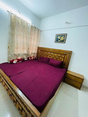 Bedroom in 2 BHK Apartment at Majestique Towers, Kharadi – for Rent