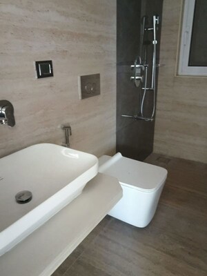 Bathroom in 2 BHK Apartment at Marathon Monte South, Byculla West – for Rent