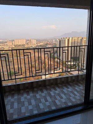 Balcony in 1 BHK Apartment at Regency Anantam, Dombivli East – for Rent