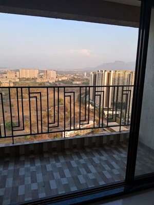 Balcony in 1 BHK Apartment at Regency Anantam, Dombivli East – for Rent