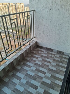 Balcony in 1 BHK Apartment at Regency Anantam, Dombivli East – for Rent