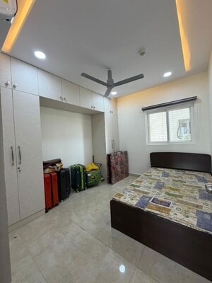 Bedroom in 2.5 BHK Apartment at Candeur 40, Miyapur – for Rent