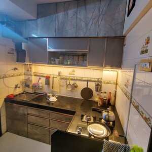 Kitchen in 1 BHK Apartment at Bhoomi Gokul, Goregaon East – for Rent