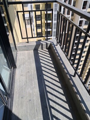 Balcony in 1 BHK Apartment at Runwal Gardens, Dombivli East – for Rent