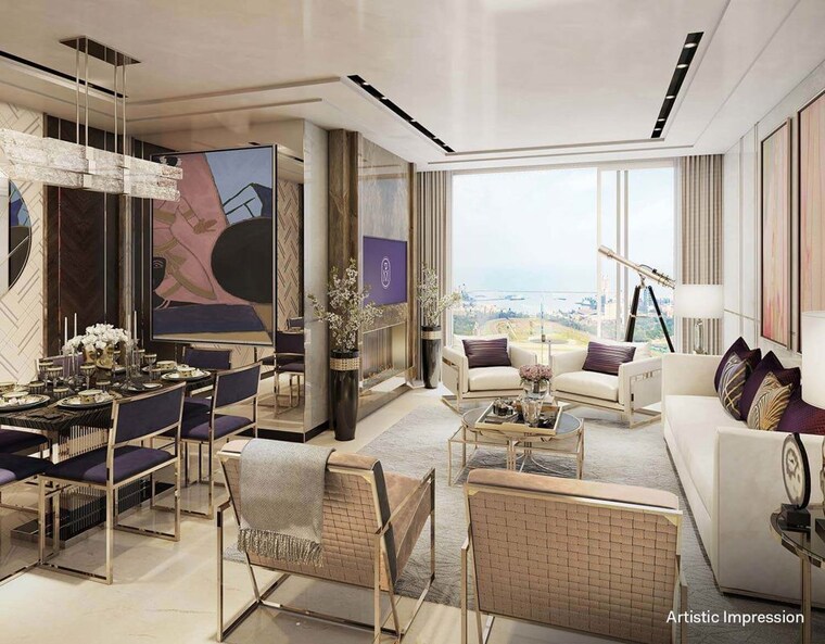 Master Bedroom, piramal-mahalaxmi 3 Bedroom 1451 Sq.Ft. Apartment In Mahalaxmi Mumbai 10239650