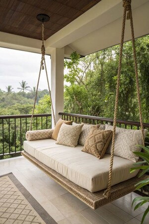 Balcony in Studio Villa at Mysore Road – for Sale