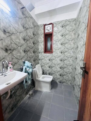 Bathroom in 1 BHK Builder Floor at A P Wonders, Rohini – for Rent