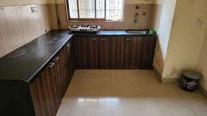 Kitchen in 3 BHK Apartment at Runwal Garden City, Balkum Pada – for Rent