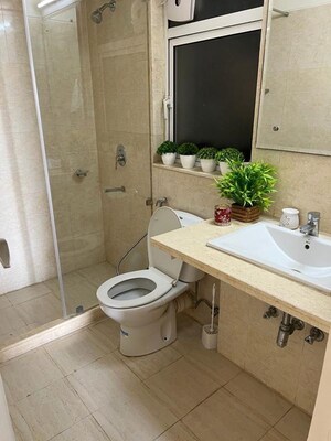Bathroom in 3 BHK Apartment at Mapsko Casa Bella-Apartments, Sector 82 – for Rent