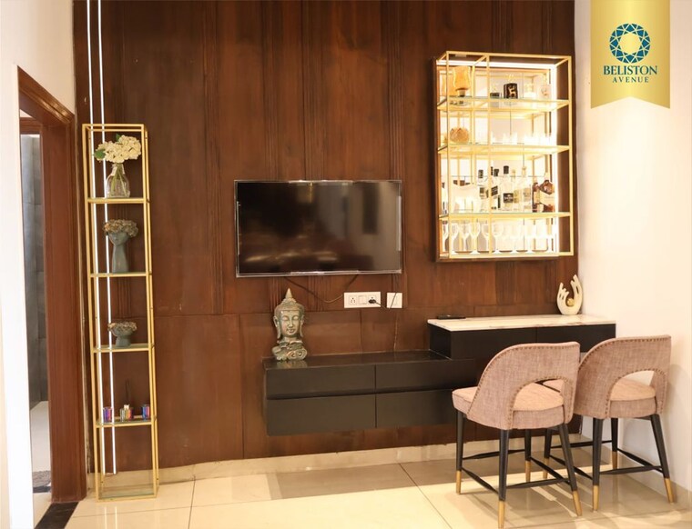 Living Room, gvt-beliston-avenue 5 Bedroom 3186 Sq.Ft. Penthouse In Dhakoli Zirakpur 10239746