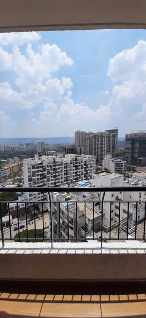 Balcony in 2 BHK Apartment at K Raheja Sterling, Mohammadwadi – for Rent