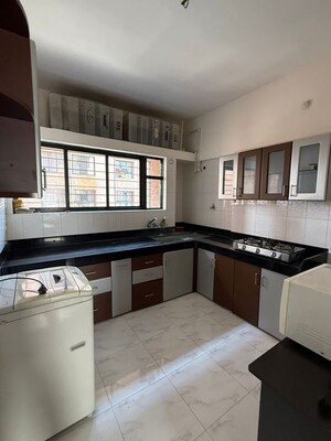 Kitchen in 3 BHK Apartment at Ishwar Parmar Trade Centre, Agarkar Nagar – for Rent