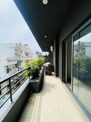 Balcony in 4 BHK Builder Floor at Ansal Plaza Sector-23, Sector 23 – for Rent