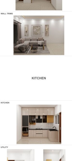 Furnished Amenities in 2 BHK Apartment at Adarsh Greens, Kogilu – for Rent