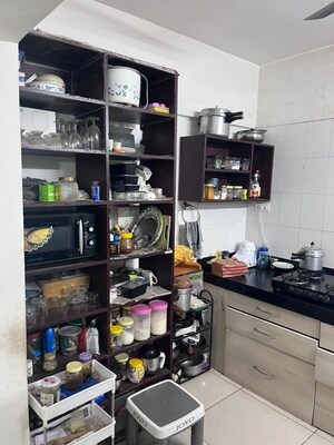 Kitchen in 3 BHK Apartment at Anjor Apartment, Baner – for Rent