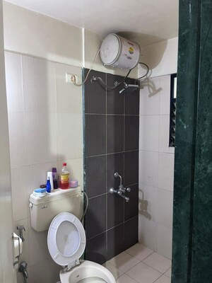 Bathroom in 3 BHK Apartment at Anjor Apartment, Baner – for Rent