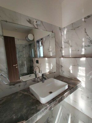 Bathroom in 3 BHK Apartment at Raheja Ridgewood, Goregaon East – for Rent