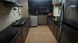 Kitchen in 2 BHK Apartment at Hill View CHS Vikhroli, Vikhroli West – for Rent