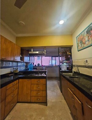 Kitchen in 3 BHK Apartment at Arihant CHS Khar West, Khar West – for Rent