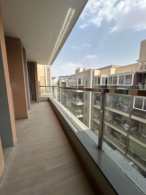 Balcony in 4 BHK Builder Floor at Adani Samsara Vilasa, Sector 63 – for Sale