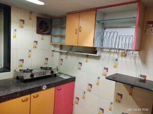 Kitchen in 1 RK Apartment at Shree Siddhi Building, Parel – for Rent