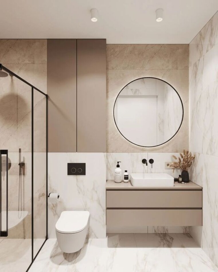 Bathroom, nagla road 3 Bedroom 1903 Sq.Ft. Apartment In Nagla Road Zirakpur 10240018