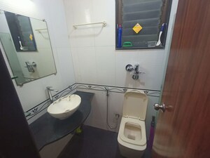 Bathroom in 2 BHK Apartment at Lake Home, Powai – for Rent