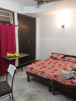 Bedroom in 3 BHK Builder Floor at Malviya Nagar – for Rent