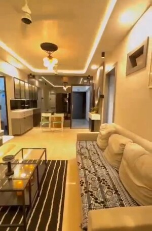 Living Room in 2 BHK Apartment at Ashar Metro Towers, Vartak Nagar – for Rent