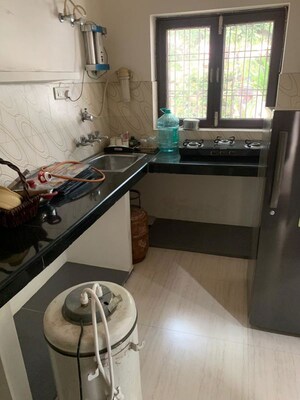 Kitchen in 1 RK Builder Floor at Gomti Nagar – for Rent